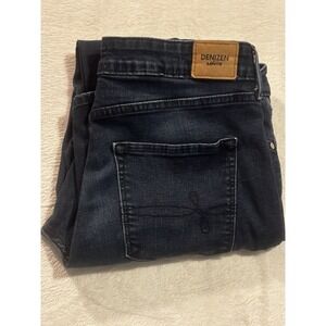 Levis Denizen Jeans Womens 12M Dark Wash Blue Cotton Blend Mid Rise Skinny